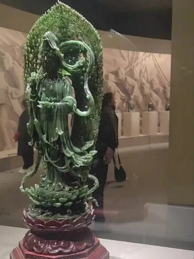 中国風の展示