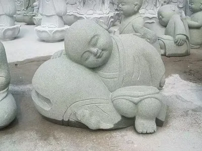 一休さんの石像 